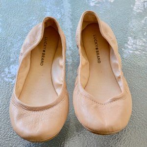 Tan Lucky Brand Flats